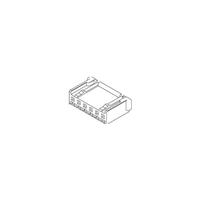 12 Rectangular Connectors - Housings Receptacle White 0.098" (2.50mm)