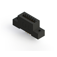 6 positionen Buchse Steckverbinder Nicht angegeben - Einzelkante Gold 0,100" (2,54mm) Schwarz