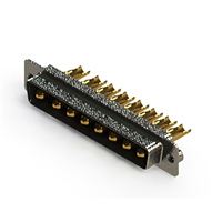 8 (Power) Position D-Sub, Combo Plug, Male Pins Connector