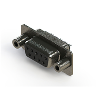 9 Positionen, D-Sub , Buchse, Flanschdose Steckverbinder