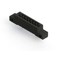 14 Position Female Connector Non Specified - Dual Edge Gold 0.156" (3.96mm) Black