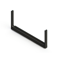 33 Position Female Connector Non Specified - Single Edge Gold 0.156" (3.96mm) Black