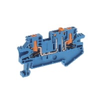 Terminal Block Connector 2 Position Disconnect Blue 12-26 AWG