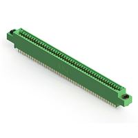 92 positionen Buchse Steckverbinder Nicht angegeben - Doppelkante Gold 0,100" (2,54mm) Grün