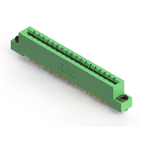 36 positionen Buchse Steckverbinder Nicht angegeben - Doppelkante Gold 0,156" (3,96mm) Grün