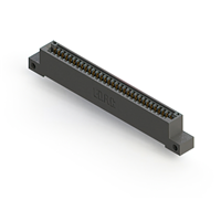 31 Position Female Connector Non Specified - Single Edge Gold 0.100" (2.54mm) Black
