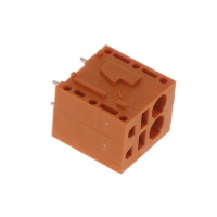 2 Position Wire to Board Terminal Block Vertical with Board 0.197" (5.00mm) Through Hole