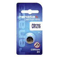 Coin, 12.5mm Lithium Manganese Dioxide 3 V Battery Non-Rechargeable (Primary)