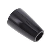 Smooth Knob Shaft with No Indicator Phenolic Black