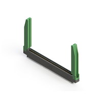 86 Position Femelle Connecteur Non spécifié - double bord Or 0,100 po (2,54mm) Noir