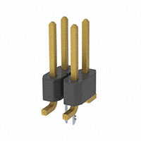Connector Header Surface Mount 4 position 0.100" (2.54mm)