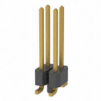 Connector Header Surface Mount 4 position 0.100" (2.54mm)