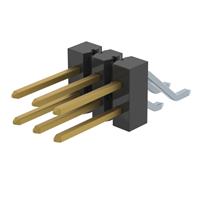 Connector Header Surface Mount, Right Angle 6 position 0.100" (2.54mm)