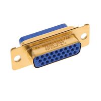 母触点插座 体座 D-Sub，高密度 连接器 26 位置