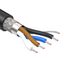 CABLE 4COND 24AWG BLK SHLD