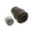 CONN PLUG W/PINS 11POS