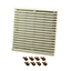 FAN GUARD LOUVERED RAL7032