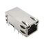 RJ45,1X1,10G,4PPOE 1A,TAB UP,GY/