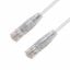 CBL MOD SLIM PL-PL CAT6 6" WH