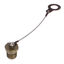 DUST CAP PLUG W/SS ROPE & RING C
