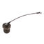 DUST CAP PLUG W/SS ROPE CADMIUM