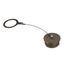 DUST CAP PLUG W/SS ROPE & RING C