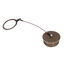 DUST CAP PLUG W/SS ROPE & RING C