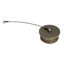 DUST CAP PLUG W/SS ROPE CADMIUM