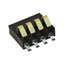 CONN SPRING BATTERY 4POS SMD