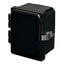 ENCL BLACK PC HINGED W LATCH 8X6