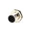 M12 A-CODE RECEPTACLE, 8PIN MALE