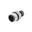 M12 A-CODE PLUG FOR CABLE, 4PIN