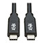 CBL USB2.0 C PLUG TO C PLG 9.84'
