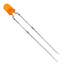 T-1 Clear Orange Round Domed-Top LED Radial