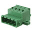 TERM BLOCK PLUG 4POS 5.08MM