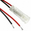 INDICATOR 6MM FIXED WHT 12V WIRE