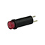LED PNL IND RED CLEAR PC PIN