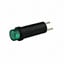 LED PNL IND GREEN CLEAR PC PIN