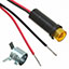 LED PNL IND AMBER CLEAR LEADS