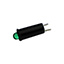 LED PNL IND GREEN CLEAR PC PIN