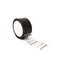 TAPE BOX SEAL CLR/BLK 1/4"X72YD