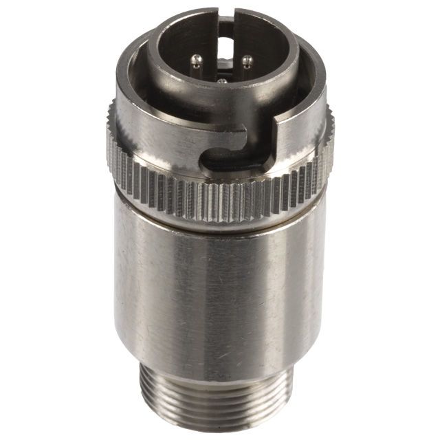 3 Position Circular Connector Plug, Male Pins