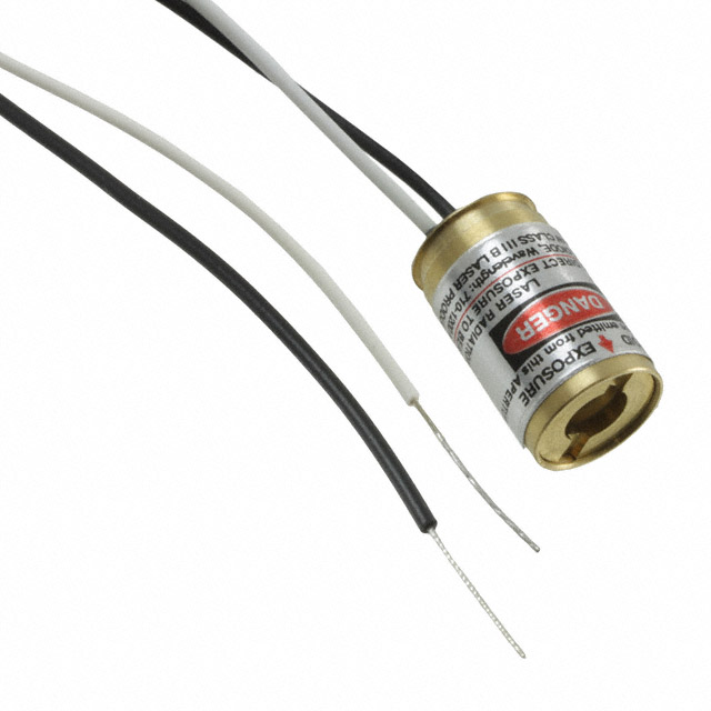 Laser Diode 808nm 5mW 70mA Cylinder (10.4mm Dia)