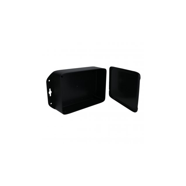 ENCLOSURE ABS BLACK 7.25"L X 5"W