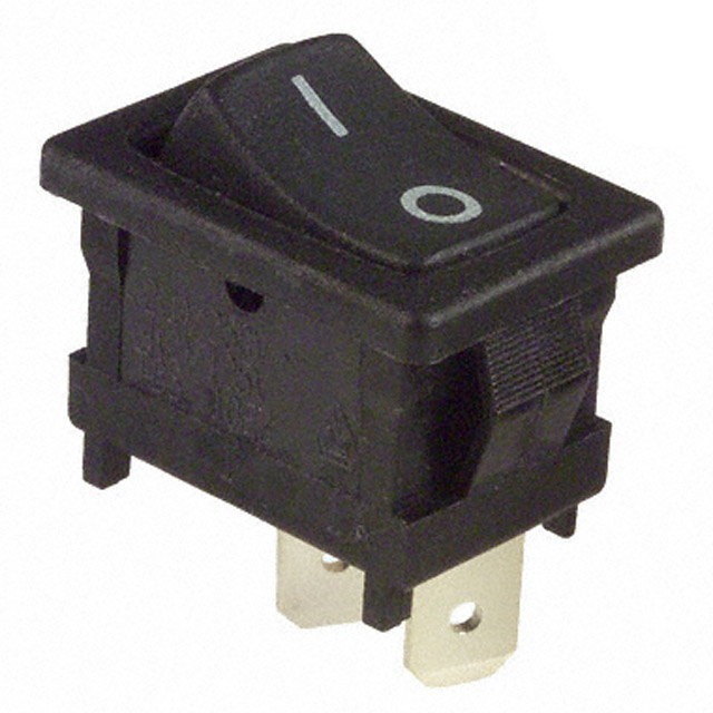 Rocker Switch SPST 4A (AC) 125 V Panel Mount, Snap-In