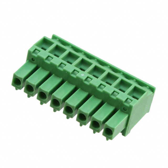 8 Position Terminal Block Plug, Female Sockets 0.150