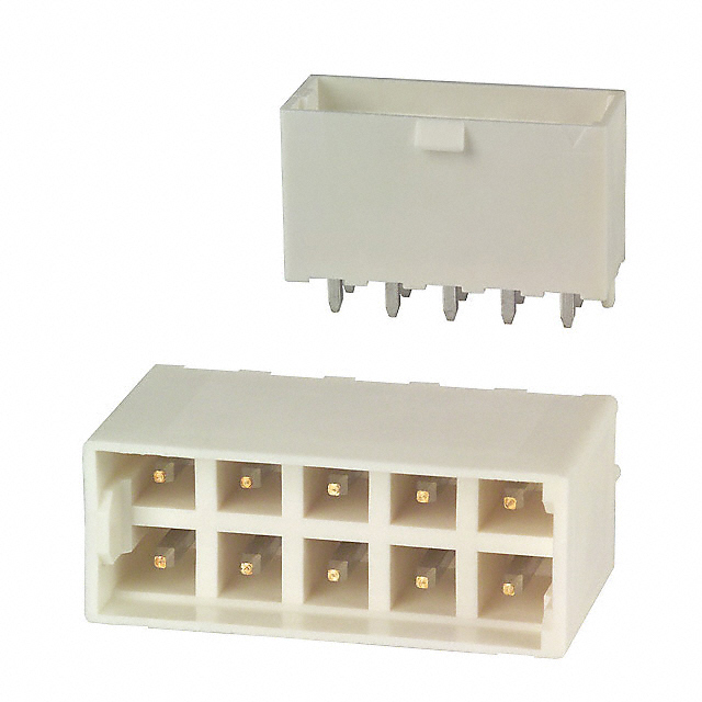 Connector Header Through Hole 10 position 0.197 (5.00mm)