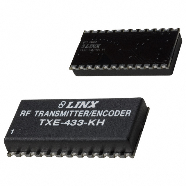 RF Transmitter ASK, OOK 433.92MHz -4dBm ~ 4dBm PCB, Surface Mount Antenna 24-SMD Module