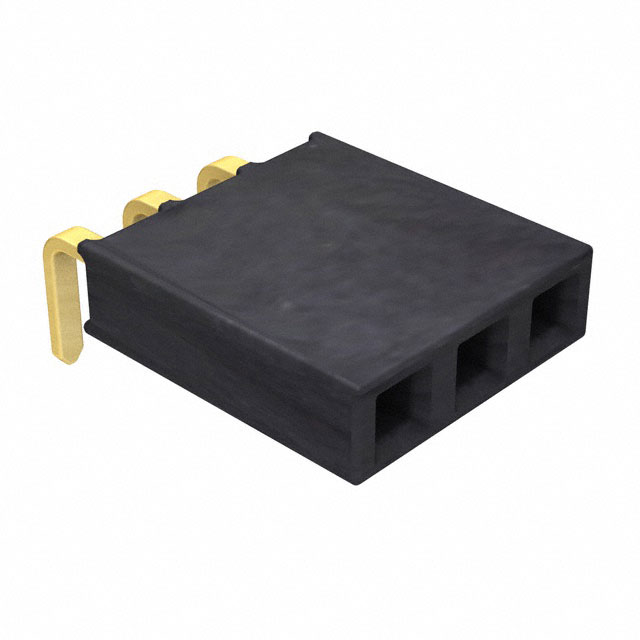 3 Position Receptacle Connector 0.100