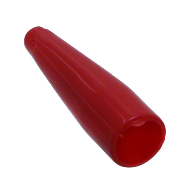 Test Clip, Lead, Probe Insulator, Red for use with Alligator Clips: BU-30, BU-30C